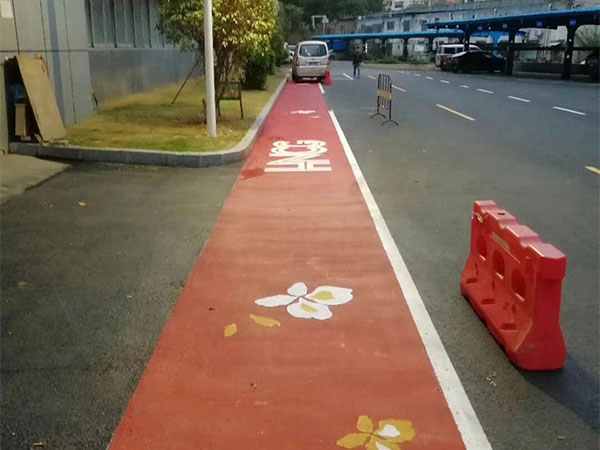 sp彩色压花路面